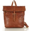 MARCO MAZZINI Camel dámský kožený batoh (Velikost ONE SIZE)