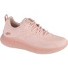 Pudrové dámské tenisky Skechers Bobs Geo - How Marvelous (Velikost 36)