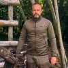 Pánská myslivecká khaki mikina na zip