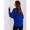 Modrý svetr s netopýřími rukávy (Velikost S/M)