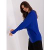 Modrý svetr s netopýřími rukávy (Velikost S/M)