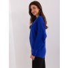 Modrý svetr s netopýřími rukávy (Velikost S/M)