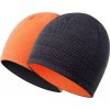 Černo-oranžová oboustranná funkční sportovní čepice