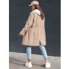Béžová dámská přechodová parka MODERN LOOK