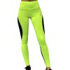 Dámské funkční neonově zelené legíny