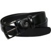 Rovicky černý kožený opasek