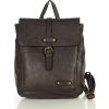 MARCO MAZZINI Hnědý kožený praktický batoh (Velikost ONE SIZE)