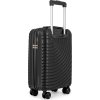 SOLIER Černý cestovní kufr AVENTOR 55x40x20 cm