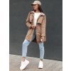 Dámská světle hnědá parka FASHLOVE