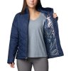 Tmavě modrá dámská prošívaná bunda Columbia Heavenly Jacket