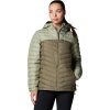 Khaki dámská prošívaná bunda Columbia Westridge Hooded Down Jacket