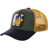Tmavě zelená pánská kšiltovka Capslab Looney Tunes Daffy Duck Cap