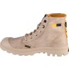 Unisex béžové kotníkové boty na platformě Palladium Pampa Surplus