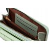 Světle zelená prošívaná 2v1 peněženka V290