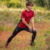 Černé multifunkční kalhoty (Velikost S)
