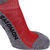 Červeno-šedé sportovní ponožky Salomon Speedcross Ankle Socks