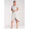 Dámské šedé ležérní viskózové šaty