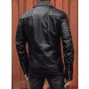 Černá pánská koženková bunda