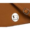 David Jones karamelová crossbody kabelka s prošívanými bočními stranami