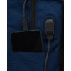 Tmavě modrý sportovní batoh na notebook s praktickými kapsami Peterson
