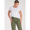 Elegantní dámské vzorované tričko s krátkým rukávem