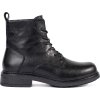 Černé dámské kožené kotníkové boty Sergio Leone