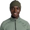 Khaki turistická čepice Buff Renso Knitted Fleece Hat Beanie