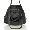MARCO MAZZINI Dámská kožená shopper bag - černá