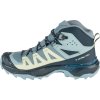 Modro-šedé dámské turistické kotníkové boty Salomon X Ultra 360 Mid GTX W