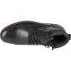 Černá pánské kožená kotníková obuv Rieker Booties (Velikost 40)