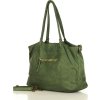 MARCO MAZZINI Zelená dámská shopper bag