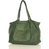 MARCO MAZZINI Zelená dámská shopper bag