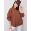 Hnědá oversized mikina (Velikost S/M)