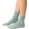 Světle zelené dámské teplé ponožky Art. 110