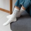 Smetanové dámské froté ponožky Art.123