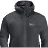 Černá pánská lehká turistická bunda Jack Wolfskin Morobbia 2l Jkt M