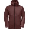 Vínová pánská zimní bunda Jack Wolfskin Tempelhof Jkt M