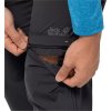 Černé pánské turistické kalhoty Jack Wolfskin Overland Zip Away Pants M