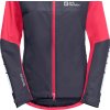 Černo-růžová dámská sportovní bunda Jack Wolfskin Morrobia 2l Jkt W