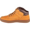 Světle hnědé pánské kožené kotníkové boty Timberland Davis Square Mid