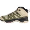Khaki dámské turistické kotníkové boty Salomon X Ultra 4 Mid GTX