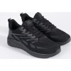 Černé pánské síťované sportovní boty