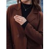 Dámský čokoládový oversize kabát LINNORE