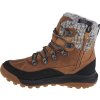 Hnědo-černé dámské zimní turistické boty Merrell Siren 4 Thermo Demi Zip WP