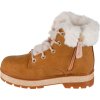 Světle hnědé dívčí zimní kotníkové boty Skechers Street Glitz (Velikost 28)