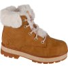 Světle hnědé dívčí zimní kotníkové boty Skechers Street Glitz (Velikost 28)