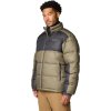 Zeleno-černá pánská zimní prošívaná bunda Columbia Pike Lake II Jacket