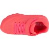 Broskvové dívčí tenisky Skechers Uno Lite