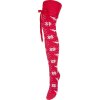 Vánoční nadkolenky se stuhou Milena