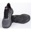 Černo-šedé lehké sportovní boty na šněrování